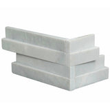 MSI 6x18 Cosmic Gray 3D Wave Stacked Stone Corner Piece