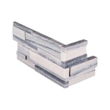 MSI Alaska Gray 3D Honed Corner Piece 6x18