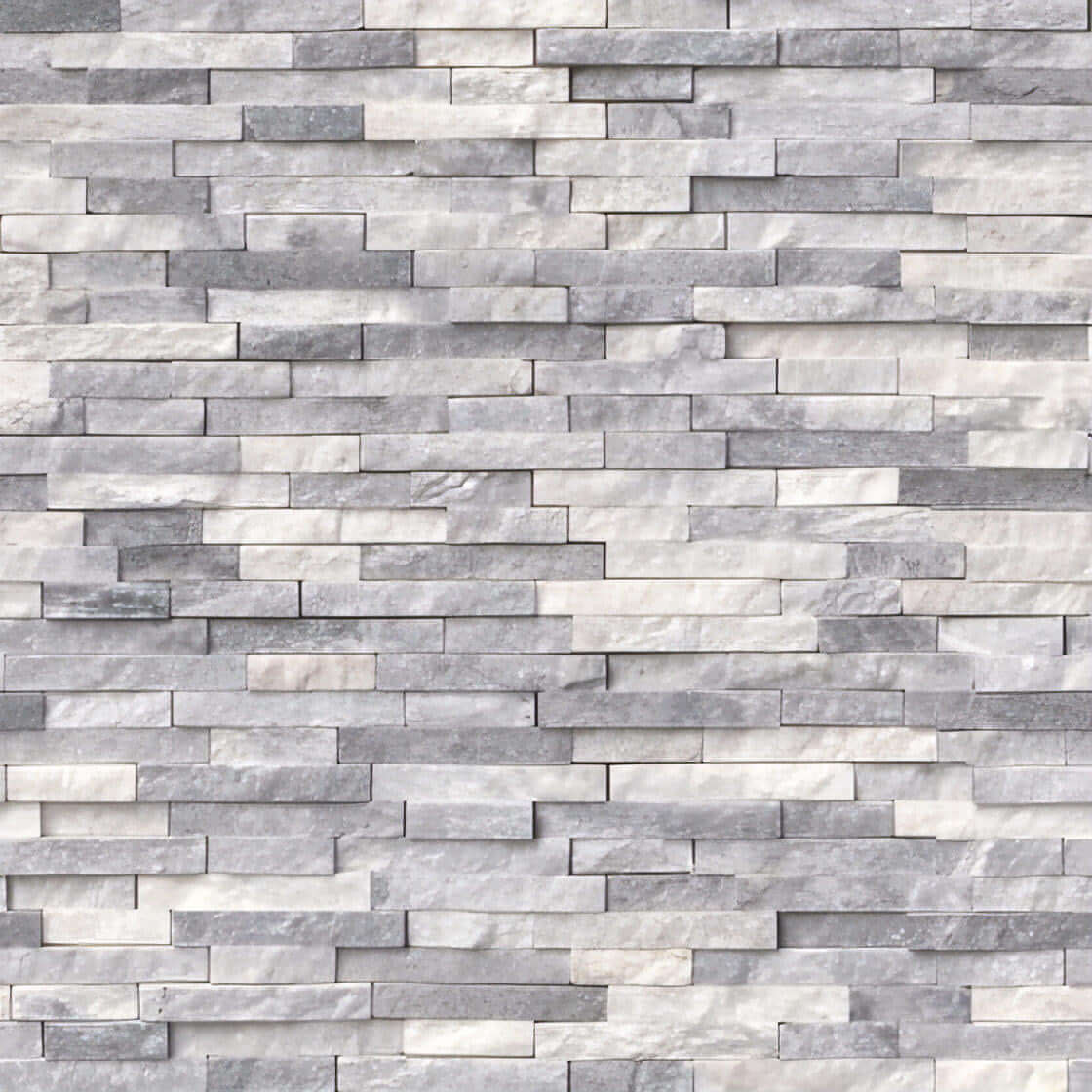 MSI Alaska Gray Split Face 12 in. x 12 in. x 10 mm Textured Mosaic