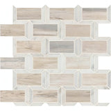 MSI Angora Framework 12X12  Polished Mosaic Tile