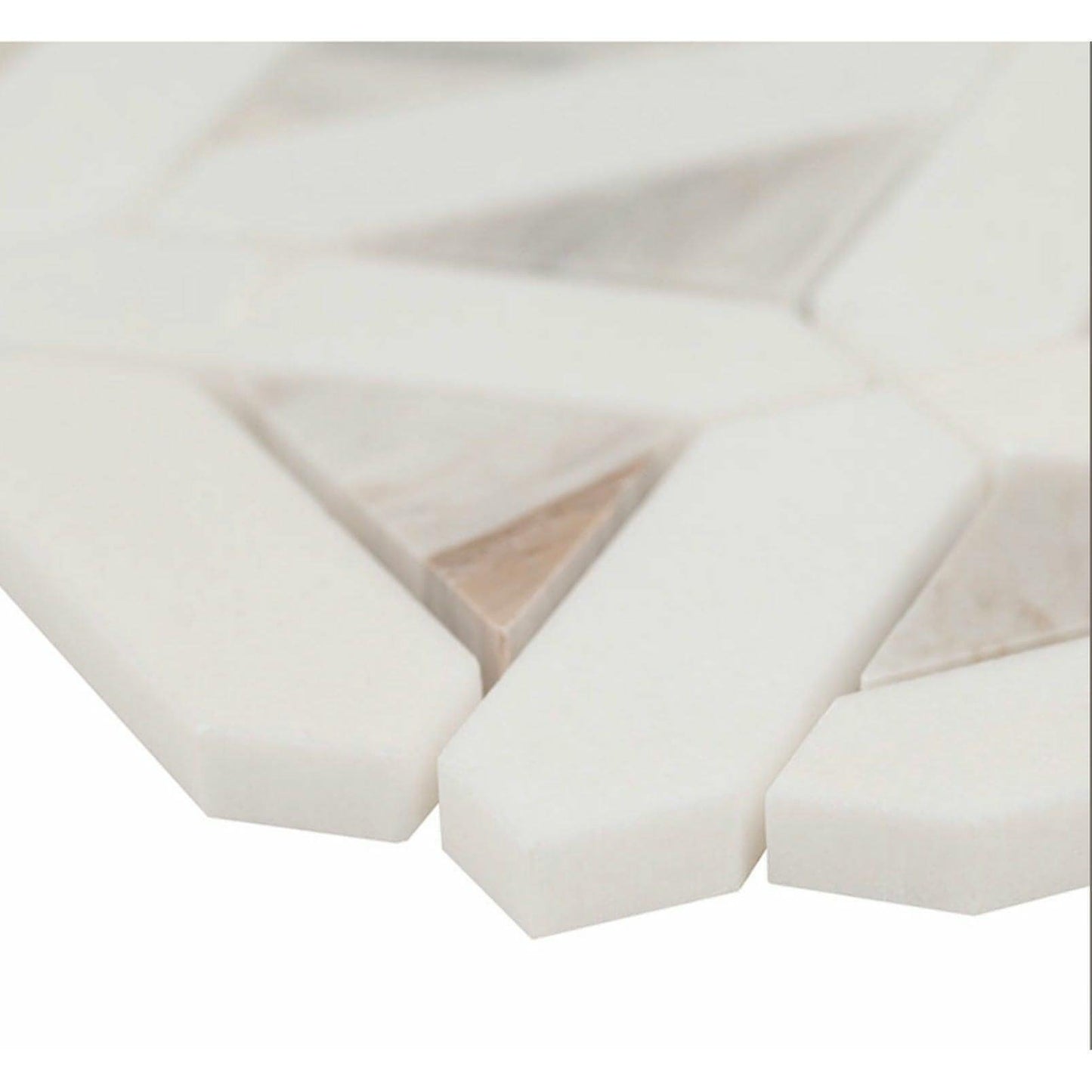 MSI Angora Geometric Pattern Polished Mosaic 12X12