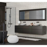 MSI Angora Geometric Pattern Polished Mosaic 12X12