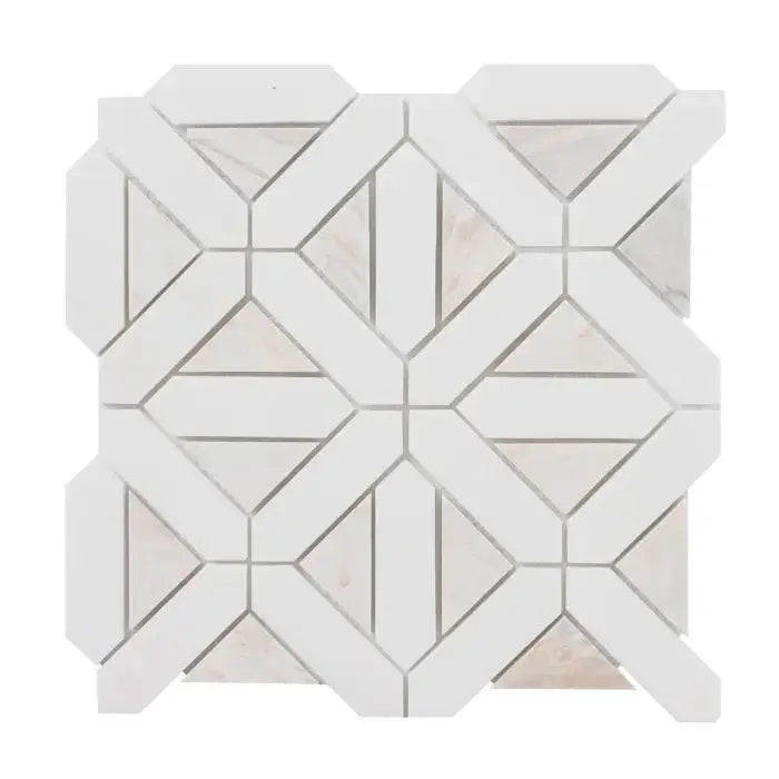 MSI Angora Geometric Pattern Polished Mosaic 12X12