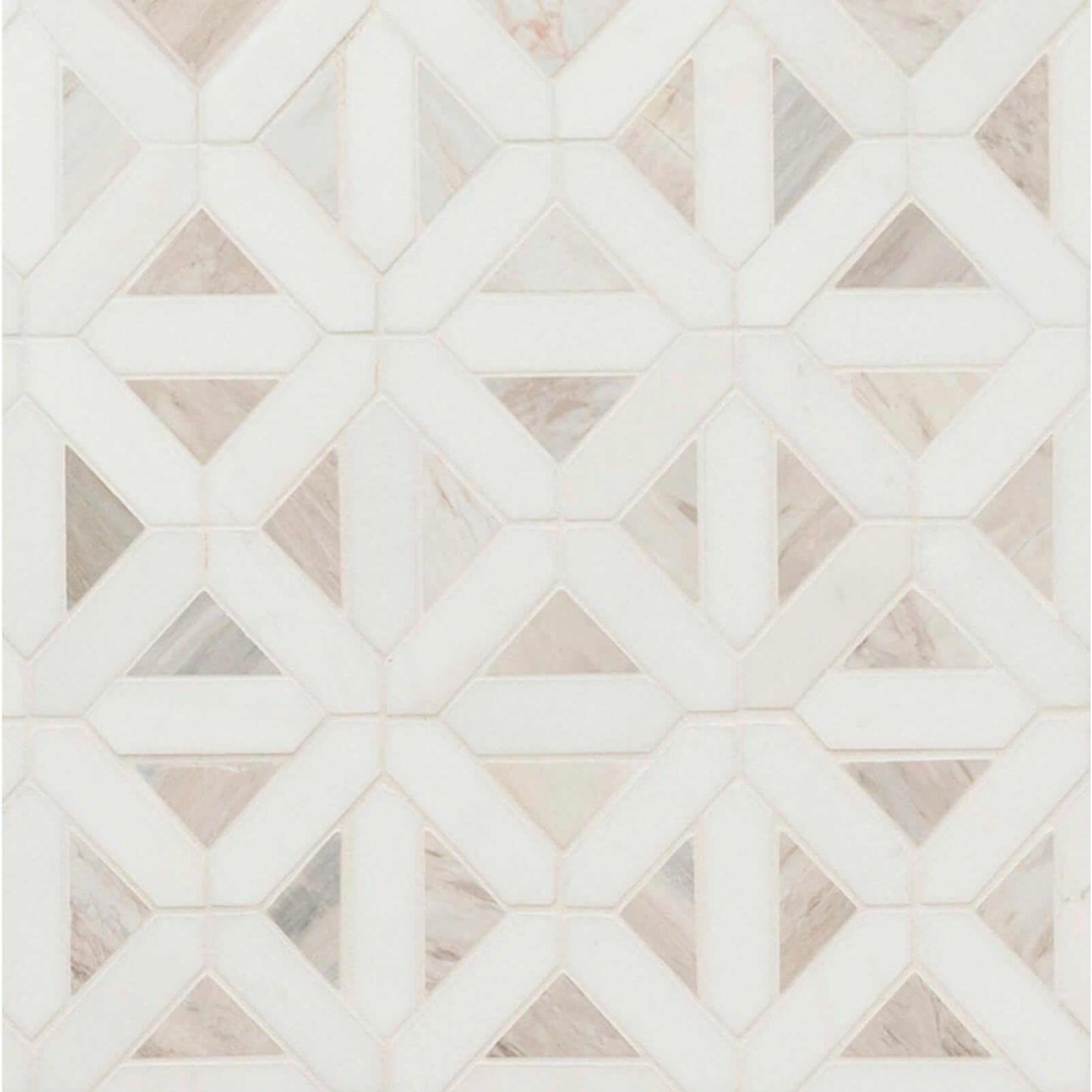 MSI Angora Geometric Pattern Polished Mosaic 12X12