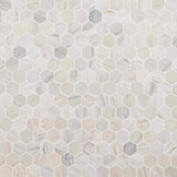 MSI Angora Polished 2" Hexagon Mosaic Tile