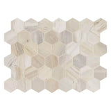 MSI Athena Gold 2" Hexagon Mosaic Tile