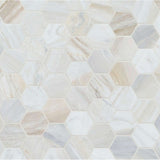 MSI Athena Gold 2" Hexagon Mosaic Tile