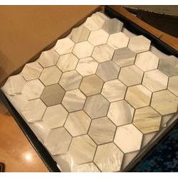 MSI Athena Gold 2" Hexagon Mosaic Tile