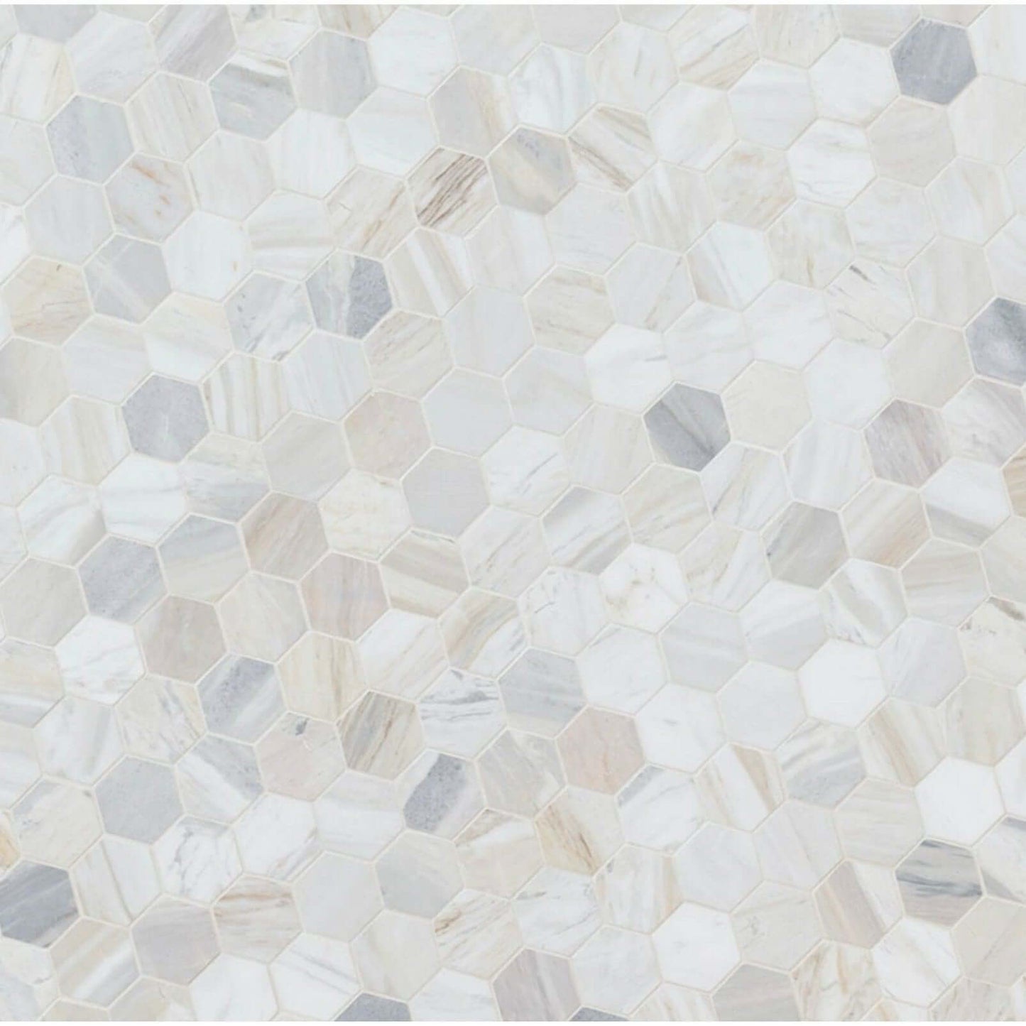 MSI Athena Gold 2" Hexagon Mosaic Tile