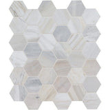 MSI Athena Gold 2" Hexagon Mosaic Tile
