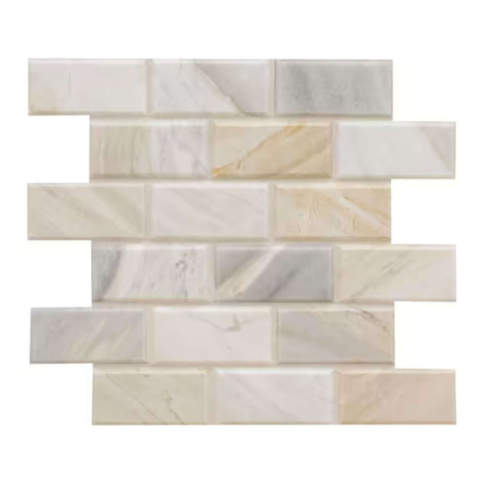 MSI Athena Gold 2X4 Honed and Beveled Tile