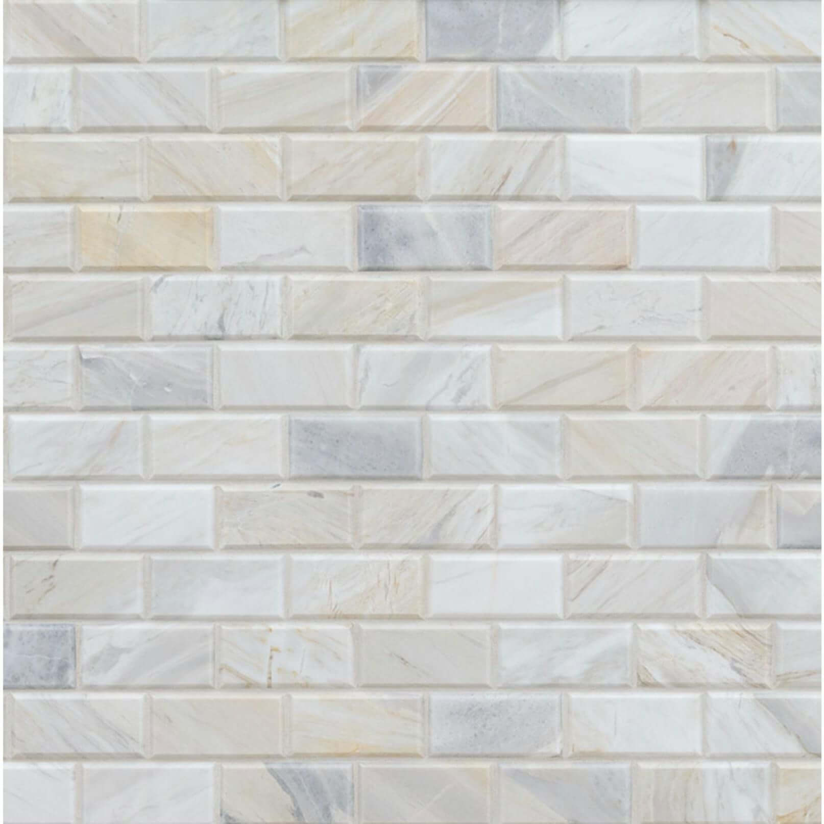 MSI Athena Gold 2X4 Honed and Beveled Tile