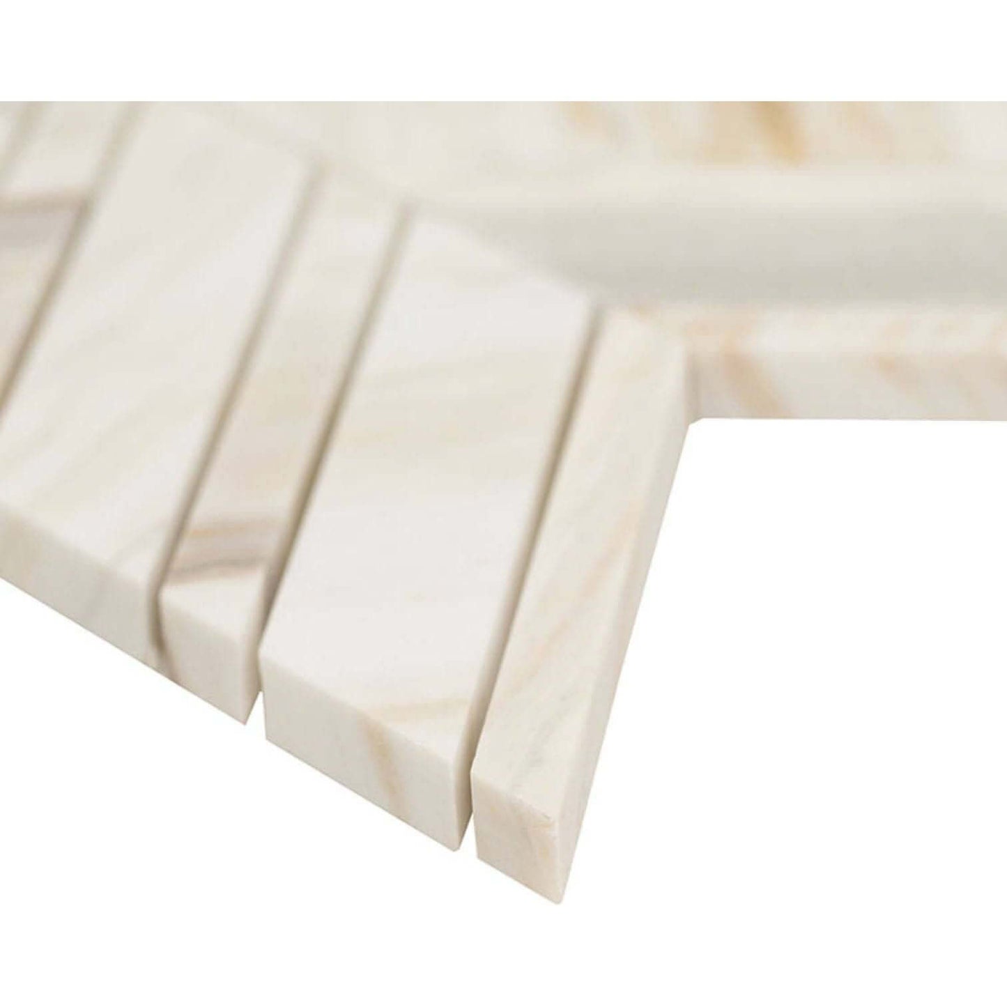 MSI Athena Gold Chevron Pattern Honed 12X12