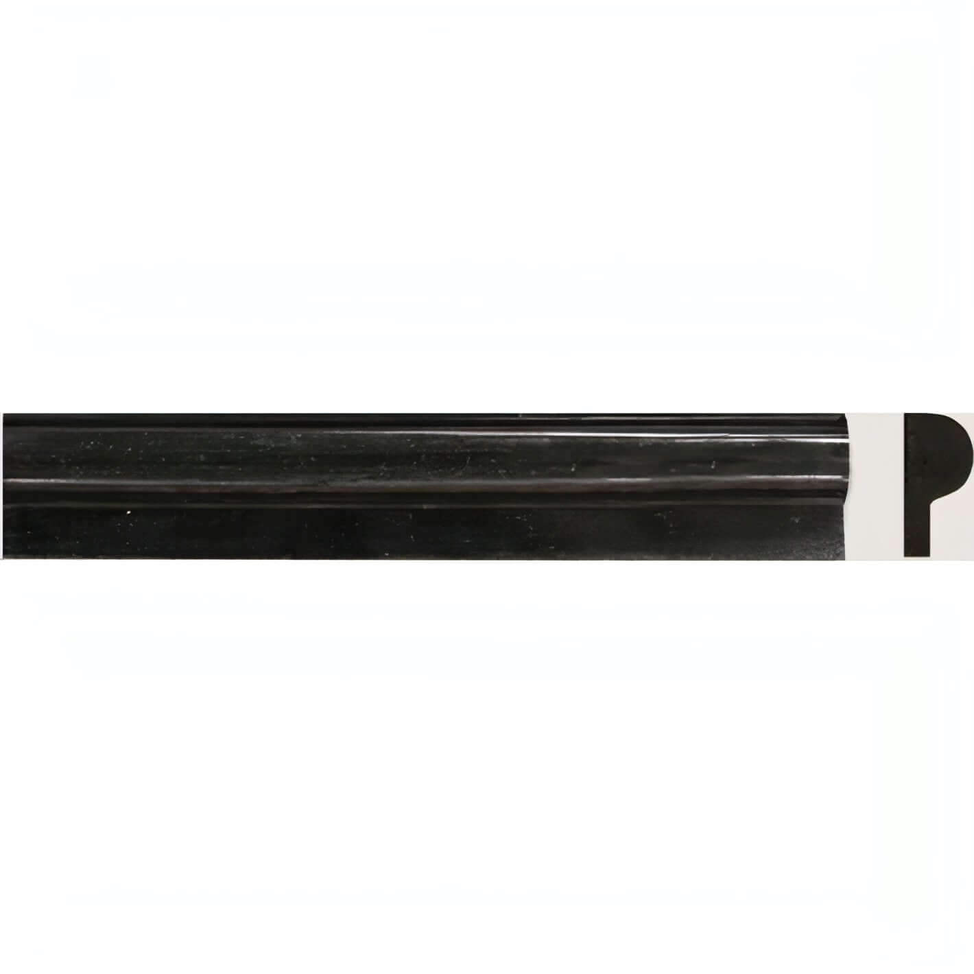Black Granite Rail Molding 1x2x12