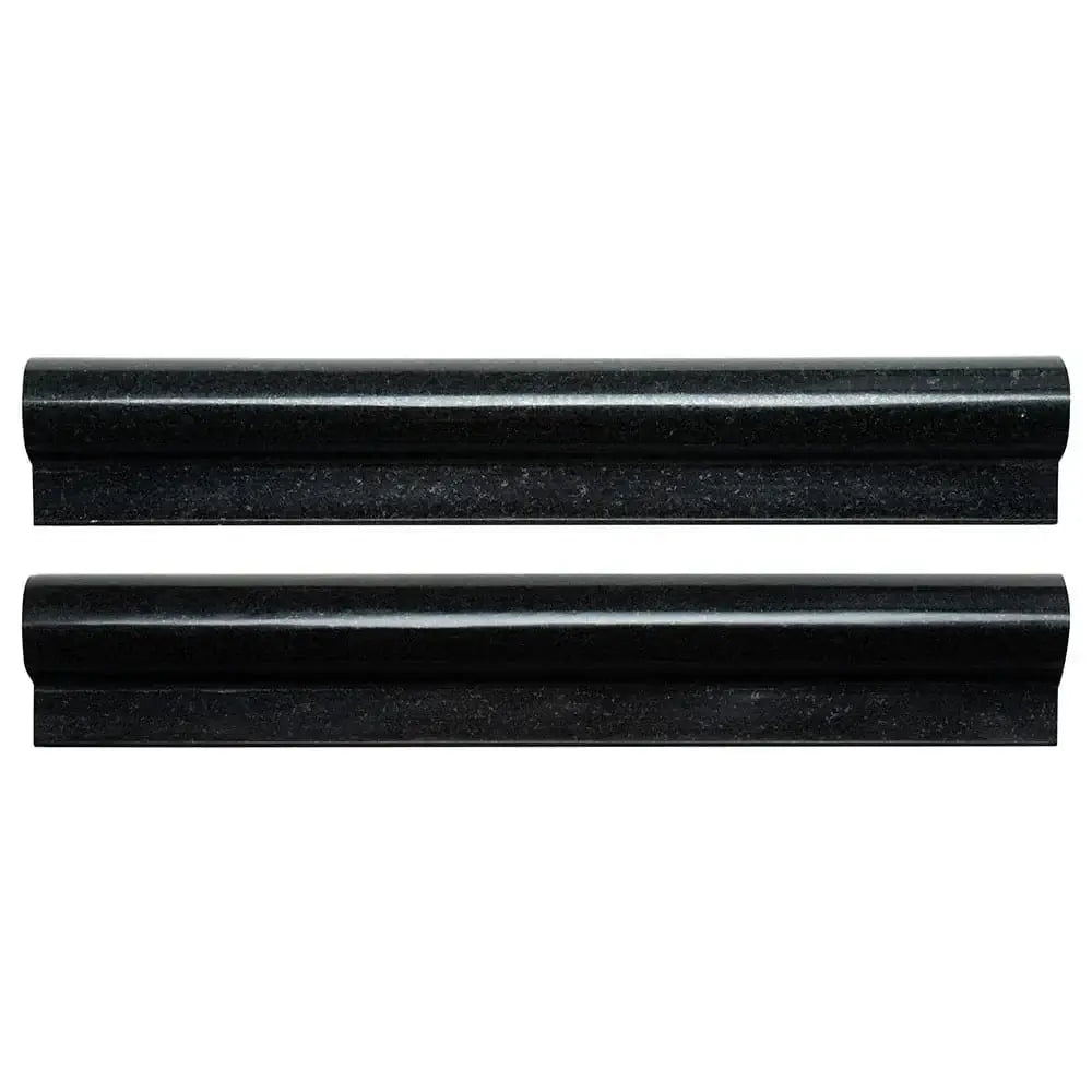 Black Granite Rail Molding 1x2x12