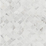 MSI Calacatta Cressa Arabesque Honed Mosaic Tile