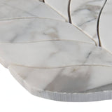 MSI Calacatta Oro Cressa Leaf Pattern Honed Mosaic Tile