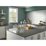 MSI Calacatta Oro Cressa Leaf Pattern Honed Mosaic Tile