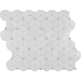 MSI Cecily Pattern Polished Marble Mosaic Tile 10.83" x 12.6"