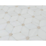 MSI Cecily Pattern Polished Marble Mosaic Tile 10.83" x 12.6"