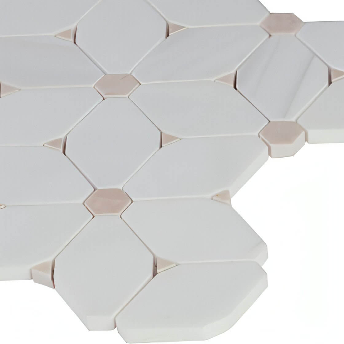 MSI Cecily Pattern Polished Marble Mosaic Tile 10.83" x 12.6"