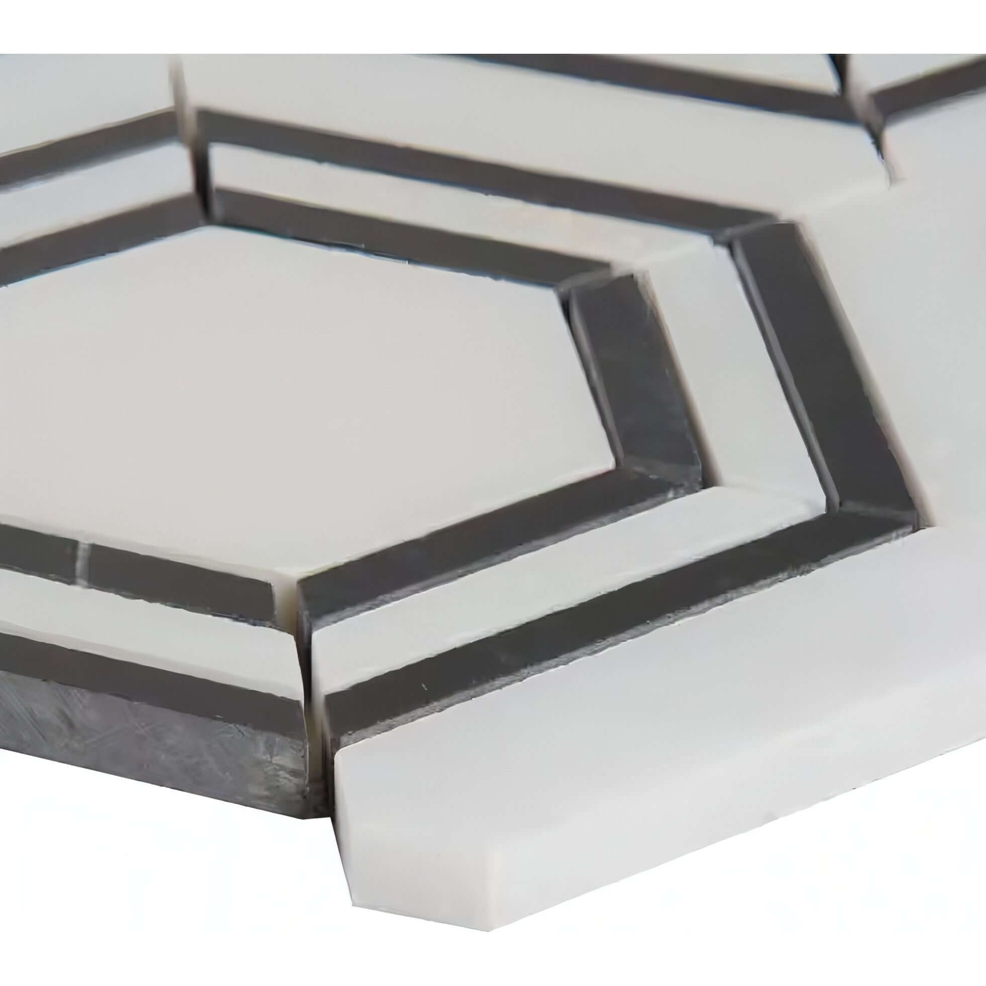 MSI Georama Nero Polished Marble Mosaic