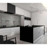 MSI Georama Nero Polished Marble Mosaic