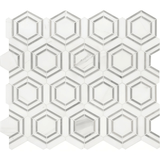 MSI Georoma Grigio Polished Marble Mosaic Tile