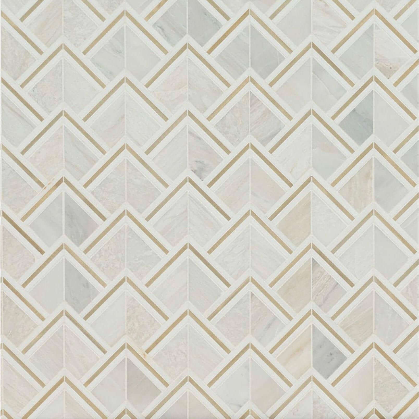 MSI Luxor Kona Gold Pattern Mosaic Tile