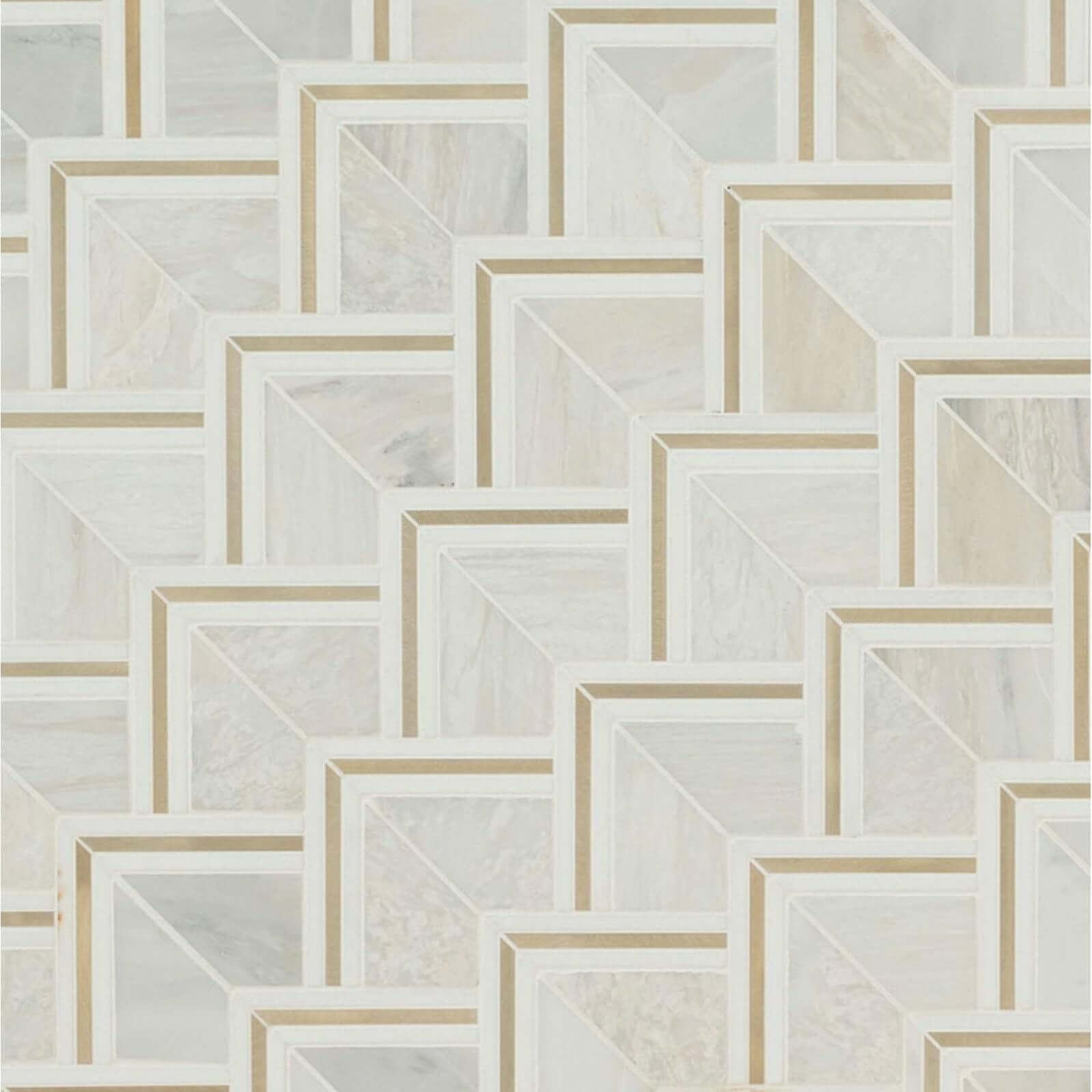 MSI Luxor Kona Gold Pattern Mosaic Tile