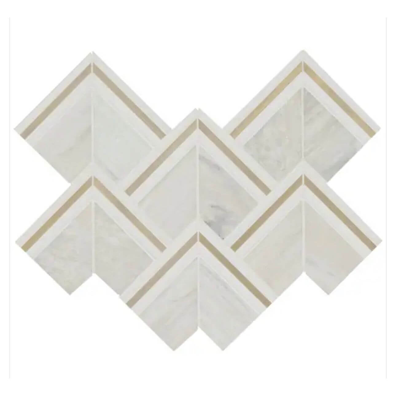 MSI Luxor Kona Gold Pattern Mosaic Tile