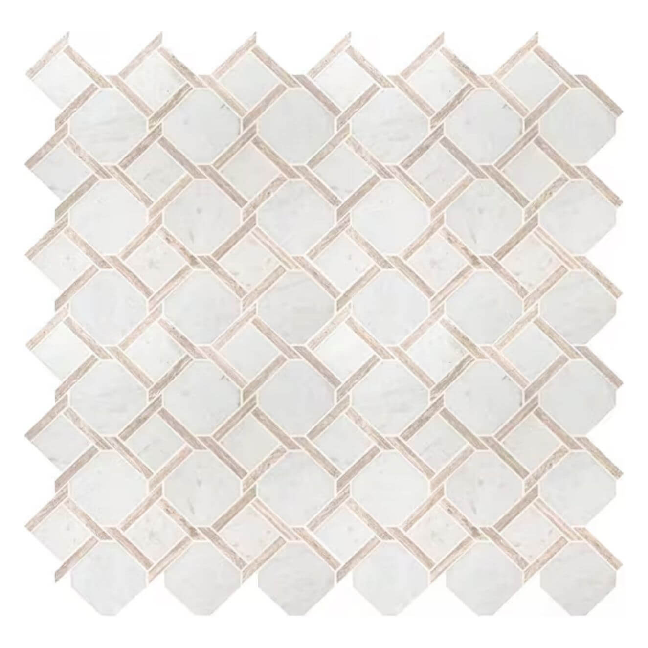MSI Marbella Lynx Polished Marble Mosaic
