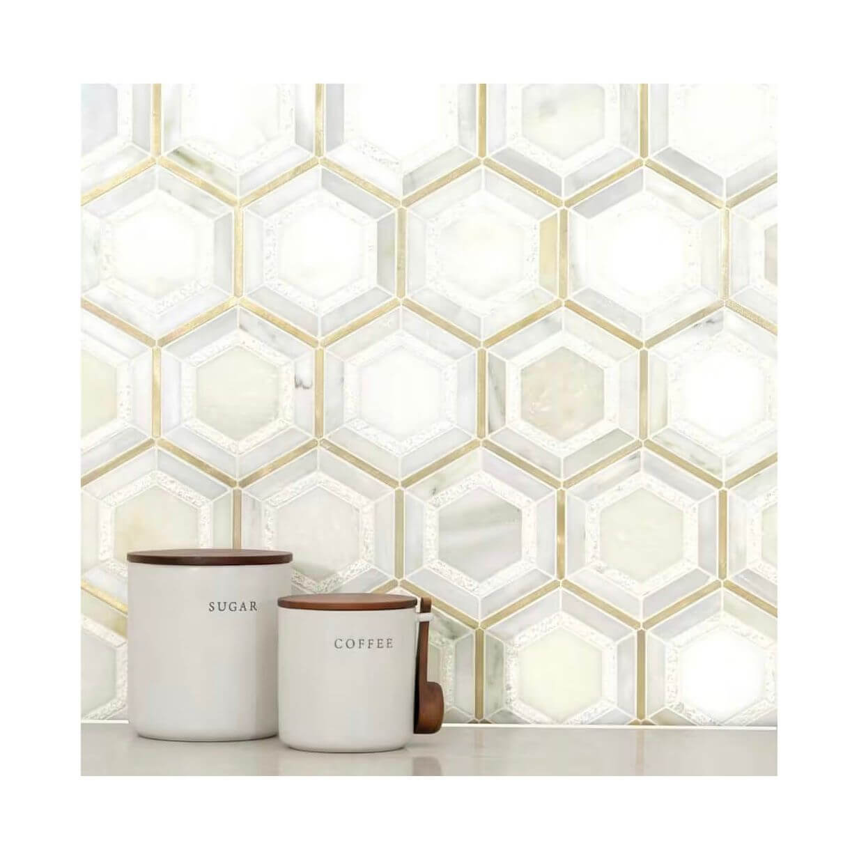 MSI Medici Gold Pattern Backsplash Tile
