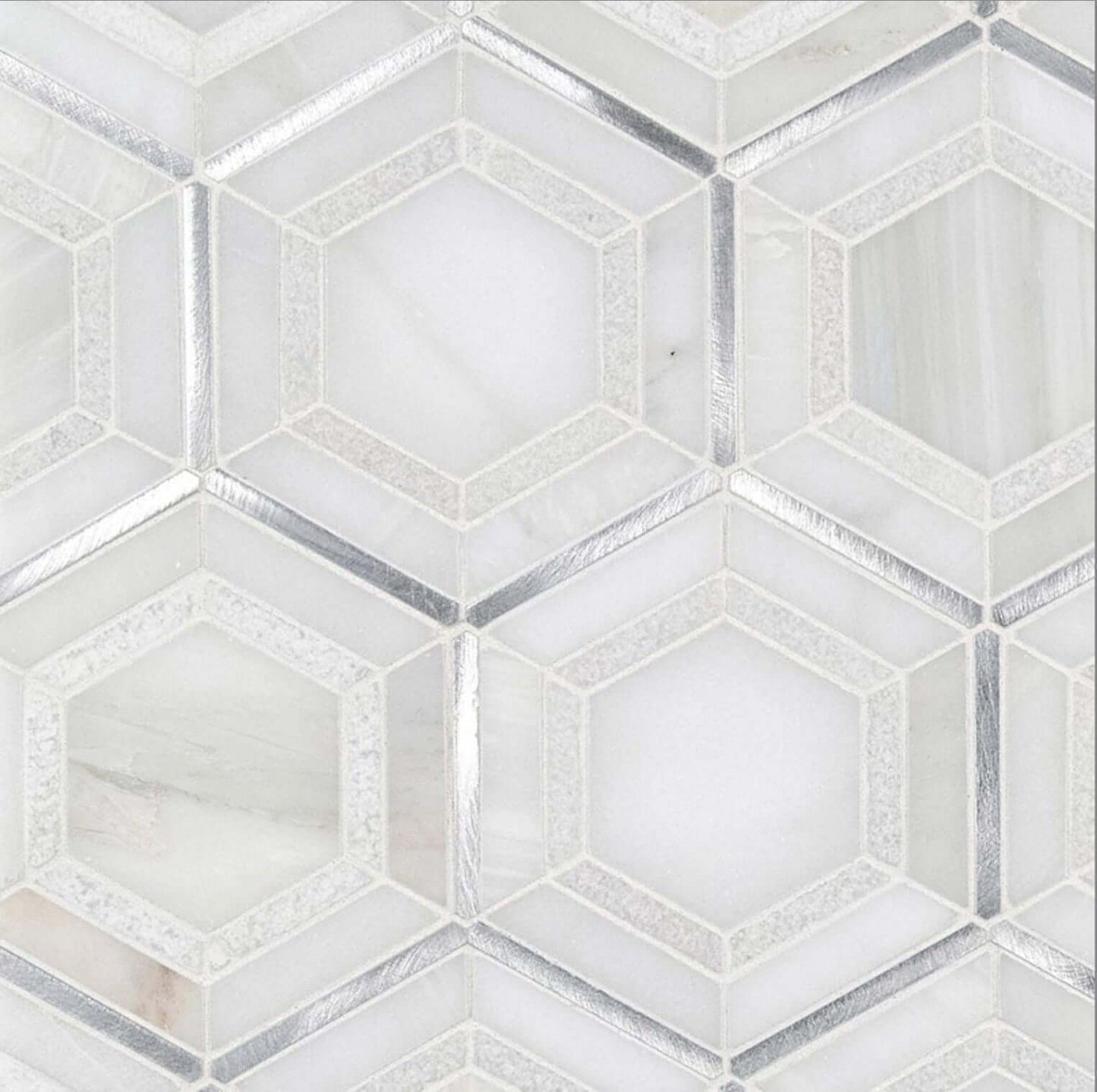 MSI Medici Silver Tile 10.83” x 12.44”