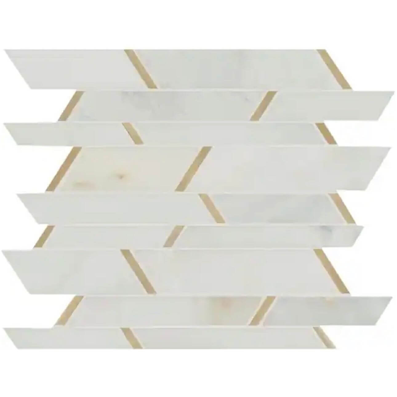 MSI Metro Gold Pattern, Glass Metal Blend Mosaic Tile