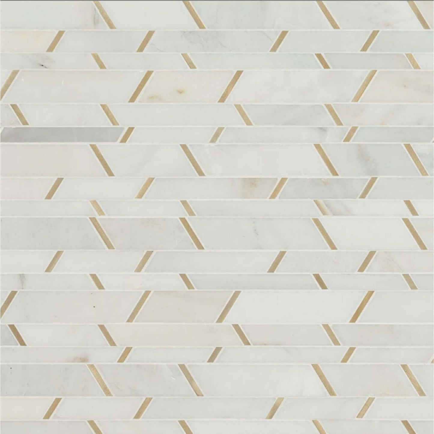 MSI Metro Gold Pattern, Glass Metal Blend Mosaic Tile