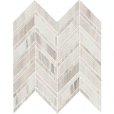 MSI Palisandro Chevron 12 X12 x10mm Polished Marble Mosaic Tile