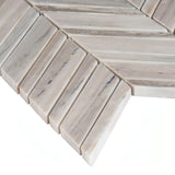MSI Palisandro Chevron 12 X12 x10mm Polished Marble Mosaic Tile