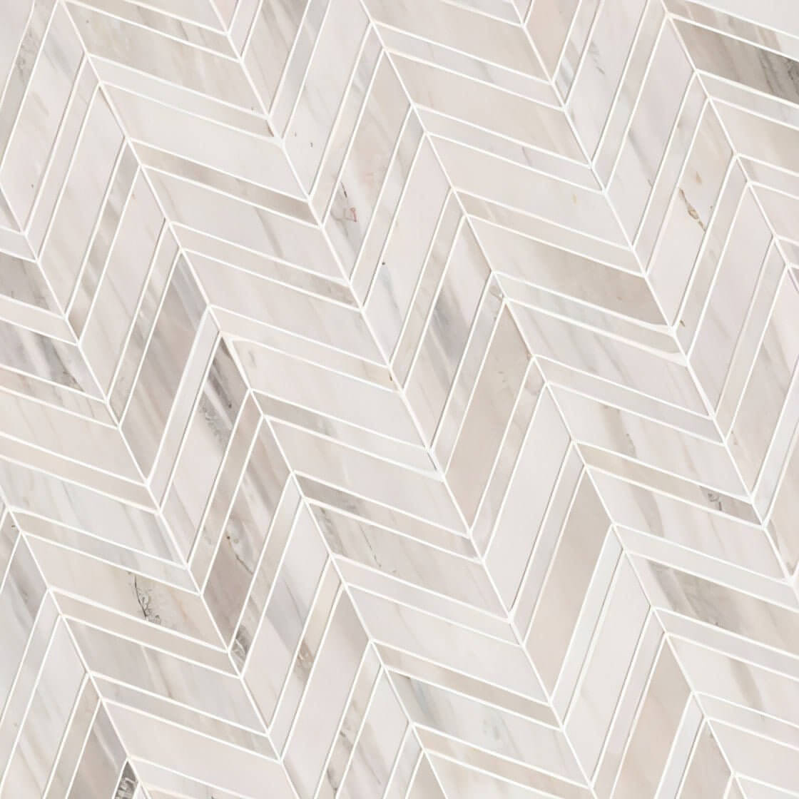 MSI Palisandro Chevron 12 X12 x10mm Polished Marble Mosaic Tile