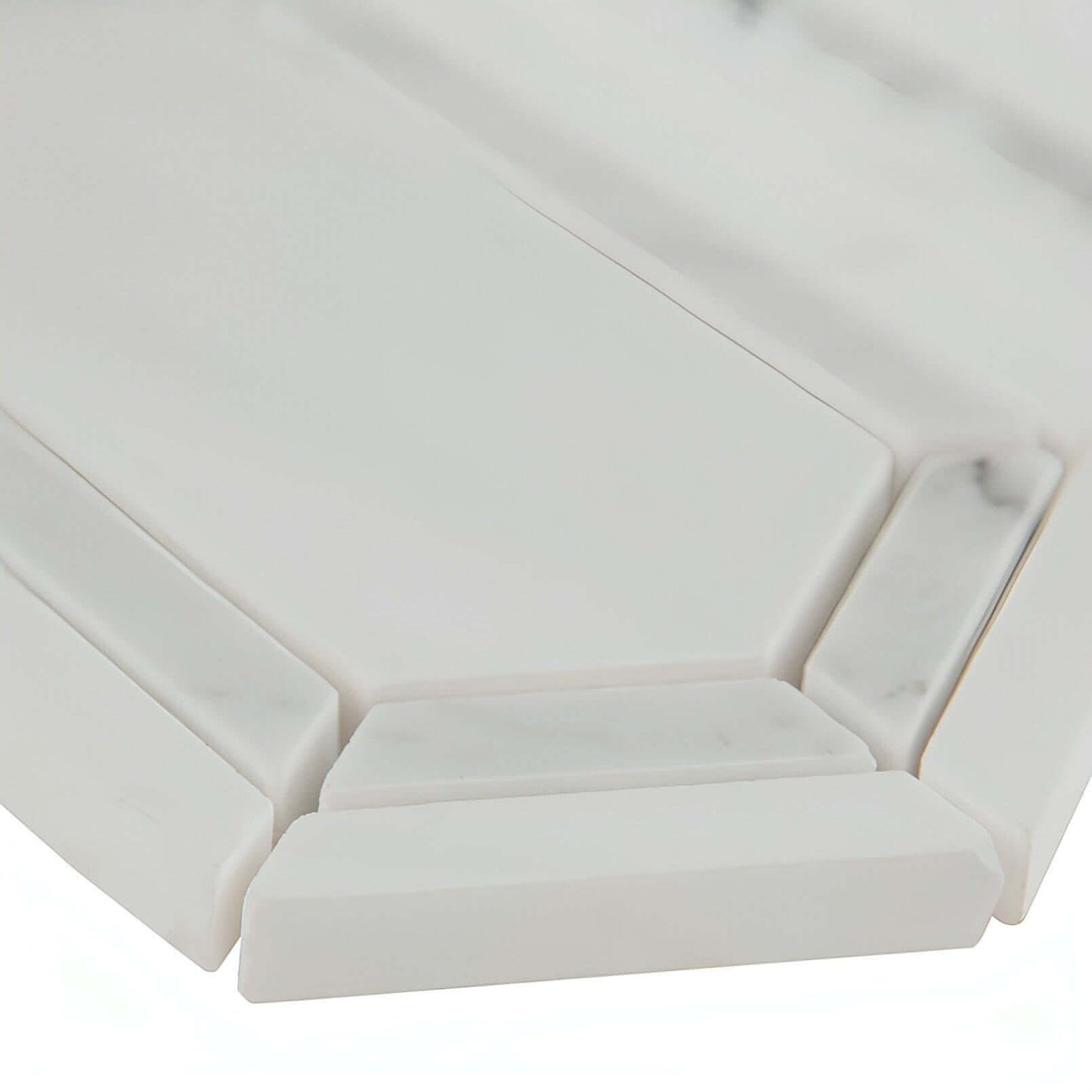 MSI Pavilion Picket 12x12 Polished Bianco Dolomite + Carrara Bianco