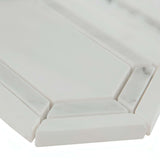 MSI Pavilion Picket 12x12 Polished Bianco Dolomite + Carrara Bianco