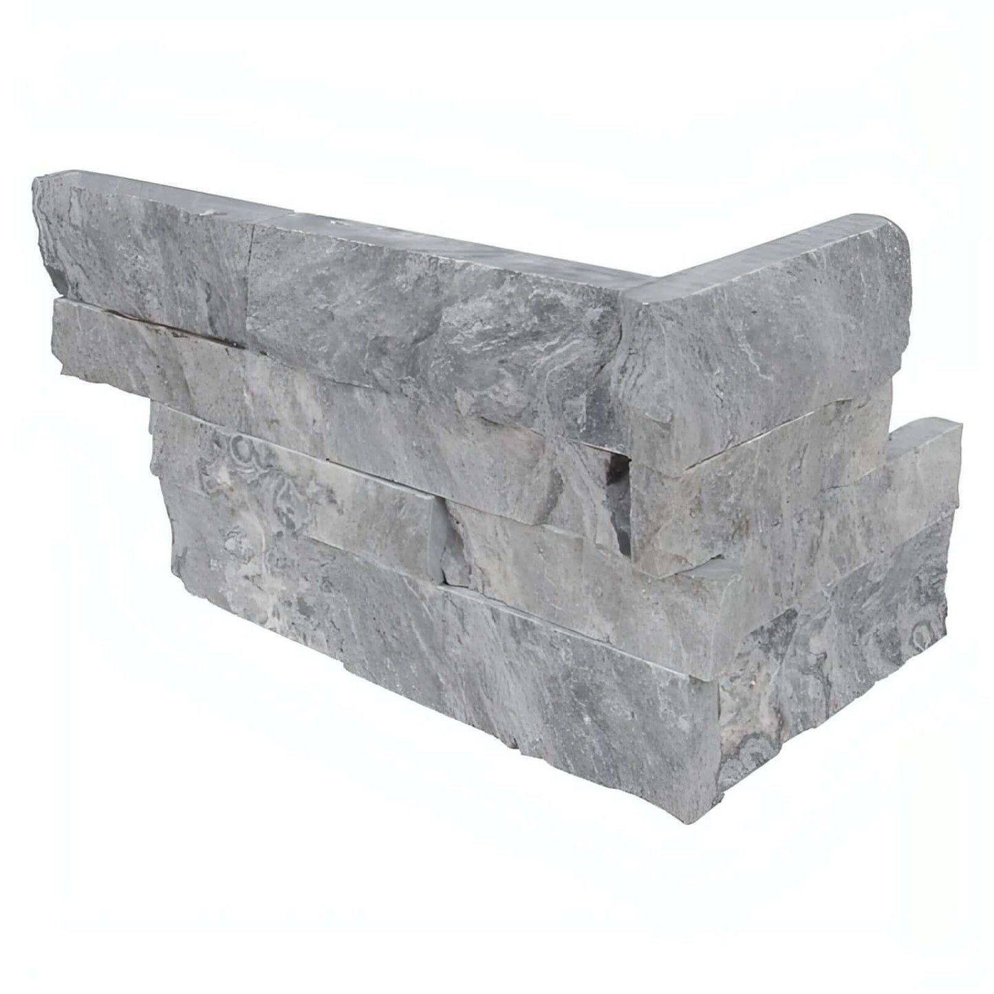 MSI Rockmount Glacial Grey Marble Corner Piece 6X18X6