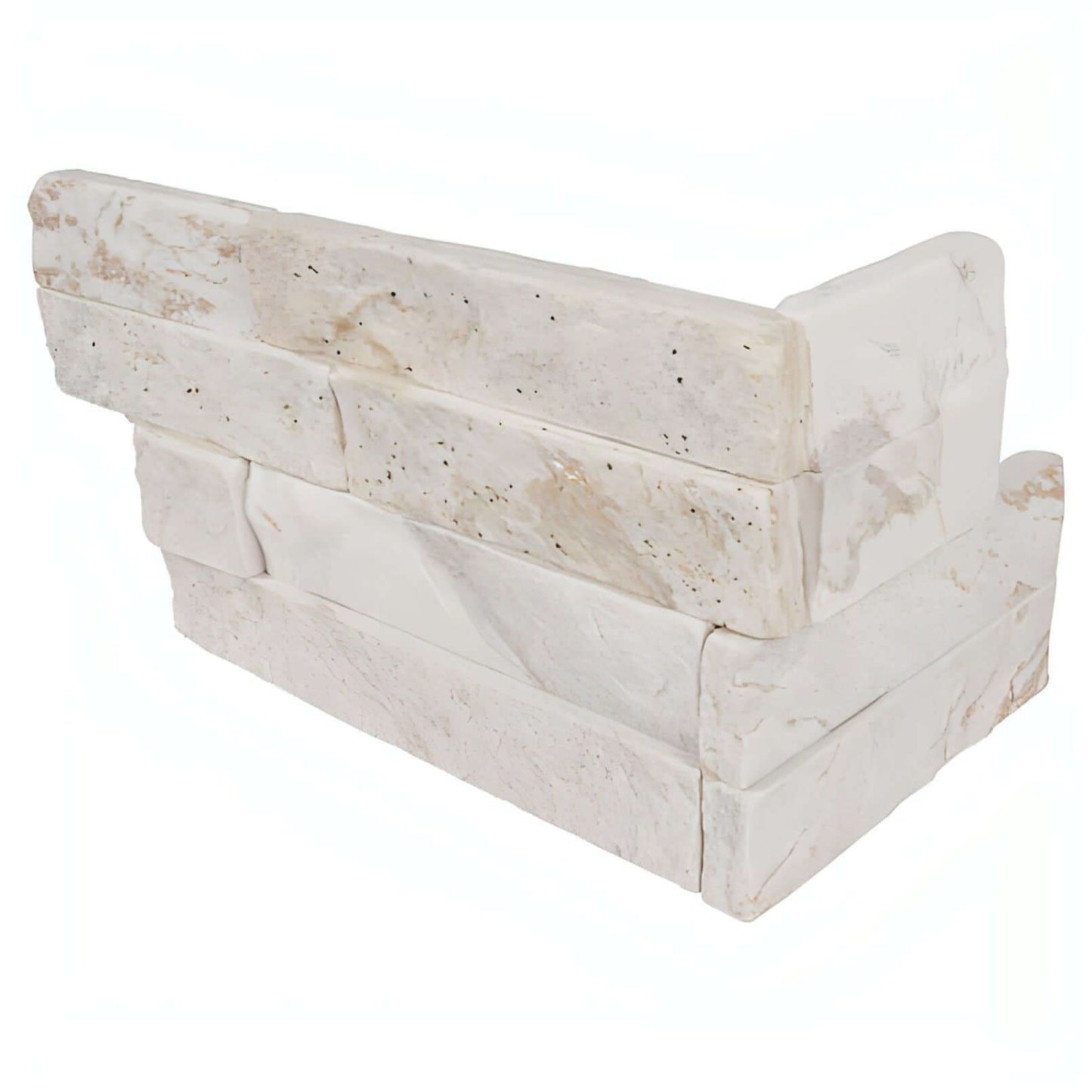 MSI Royal White Splitface Ledger Corner “L” 6x12x6