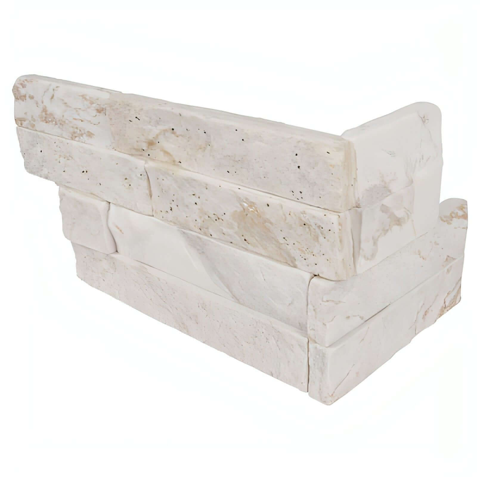 MSI Royal White Splitface Ledger Corner “L” 6x12x6