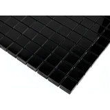 Nero Marquina Marble 1" X 1" Mosaic