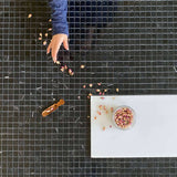 Nero Marquina Marble 1" X 1" Mosaic