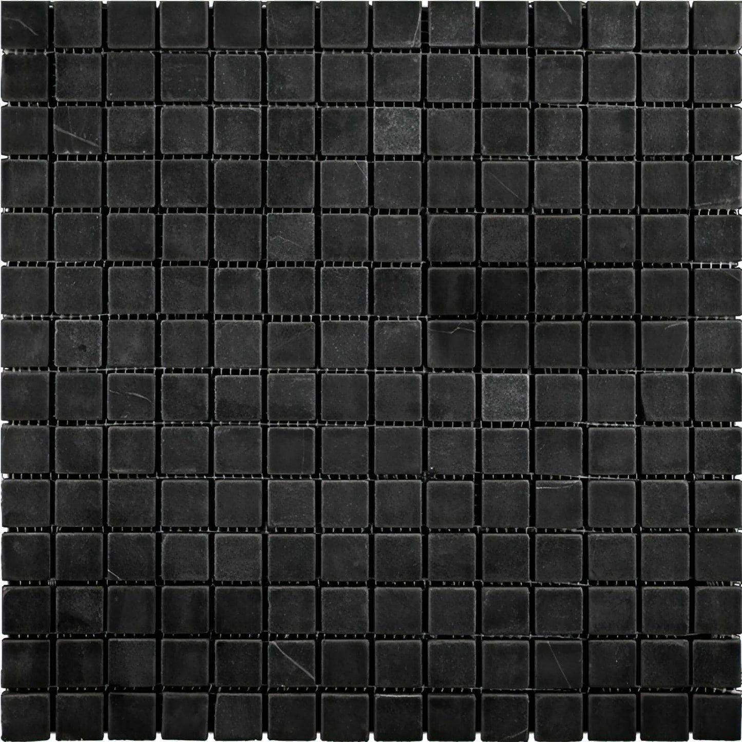 Nero Marquina Marble 1" X 1" Mosaic