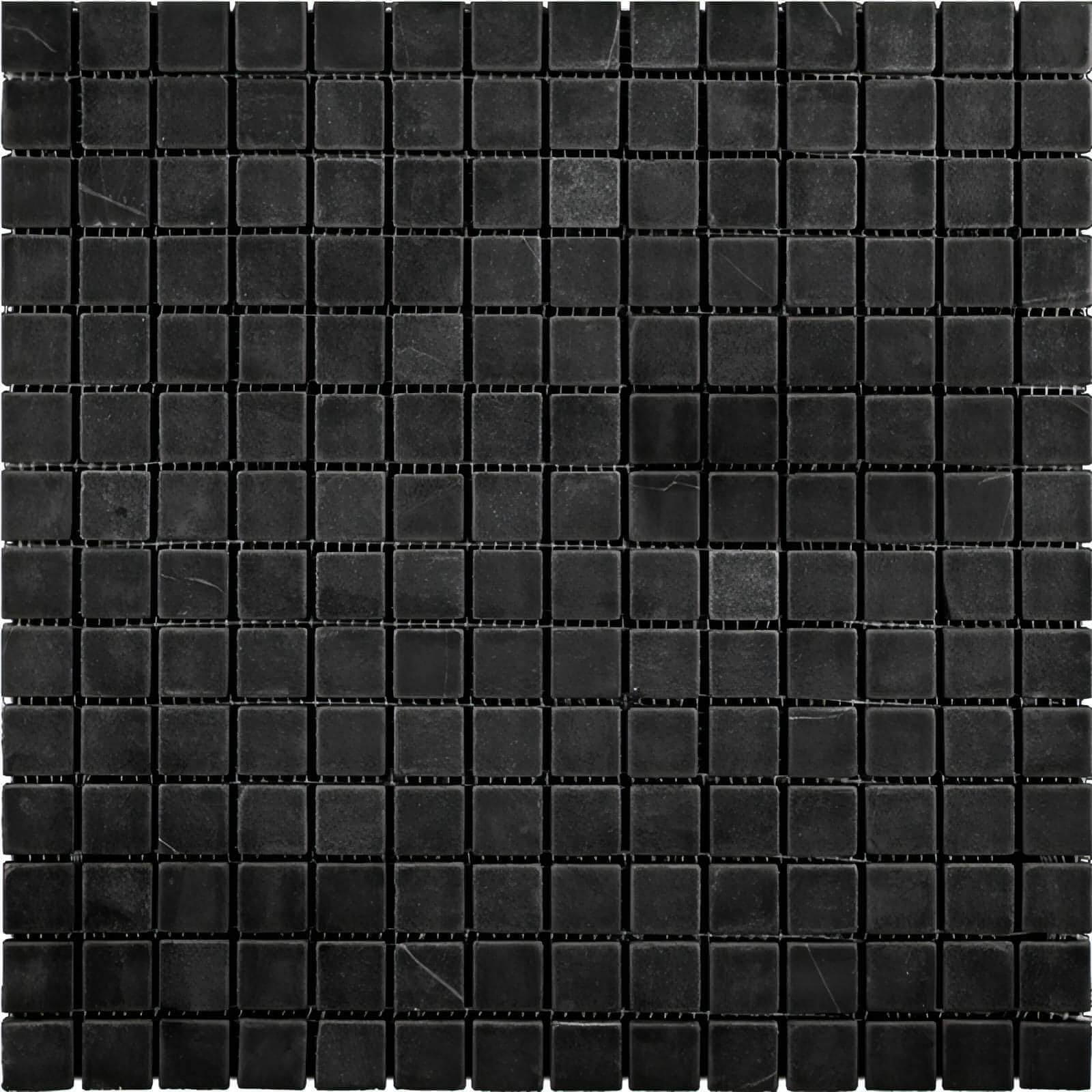Nero Marquina Marble 1" X 1" Mosaic