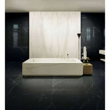 Nero Marquina Marble 18" X 18" Tile
