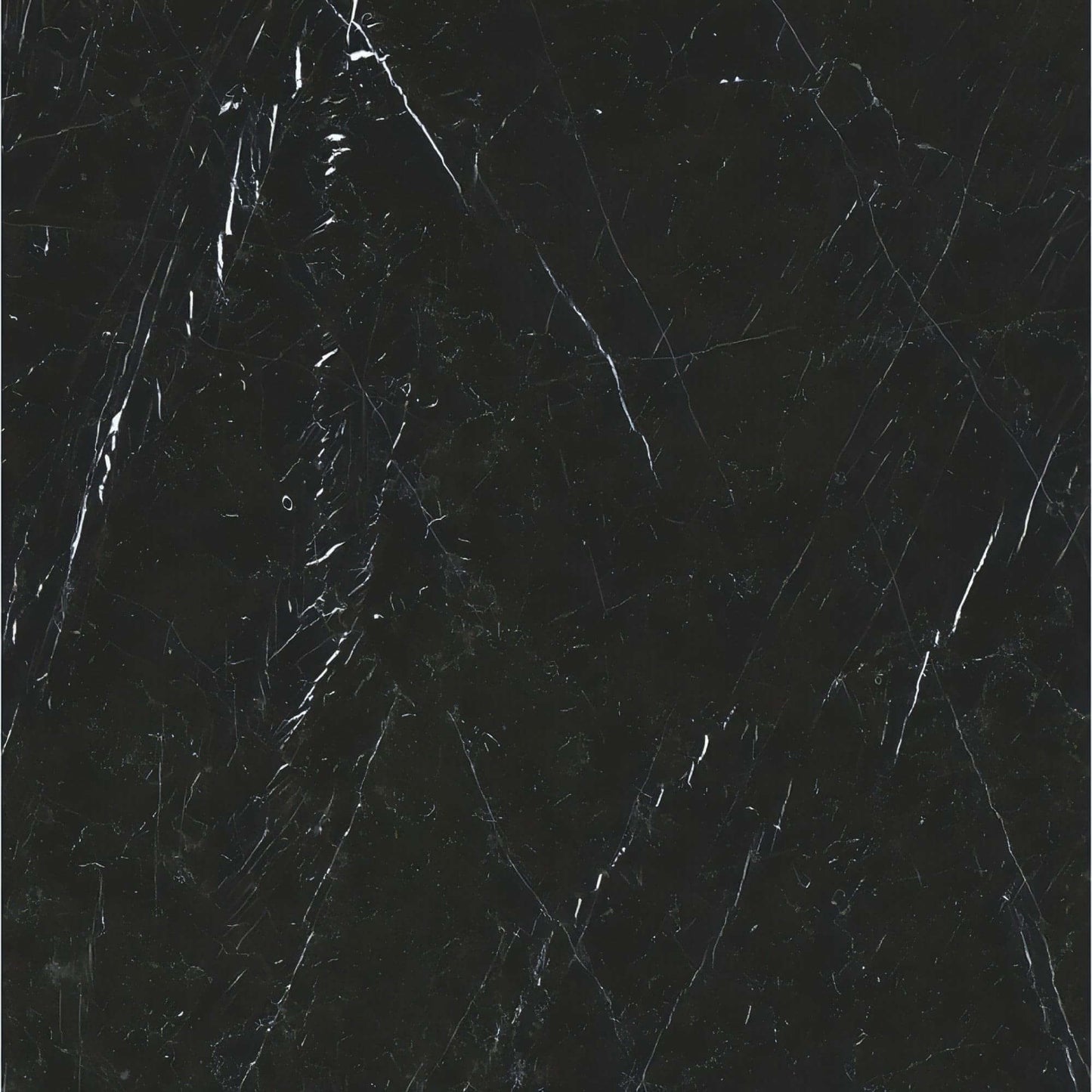 Nero Marquina Marble 18" X 18" Tile
